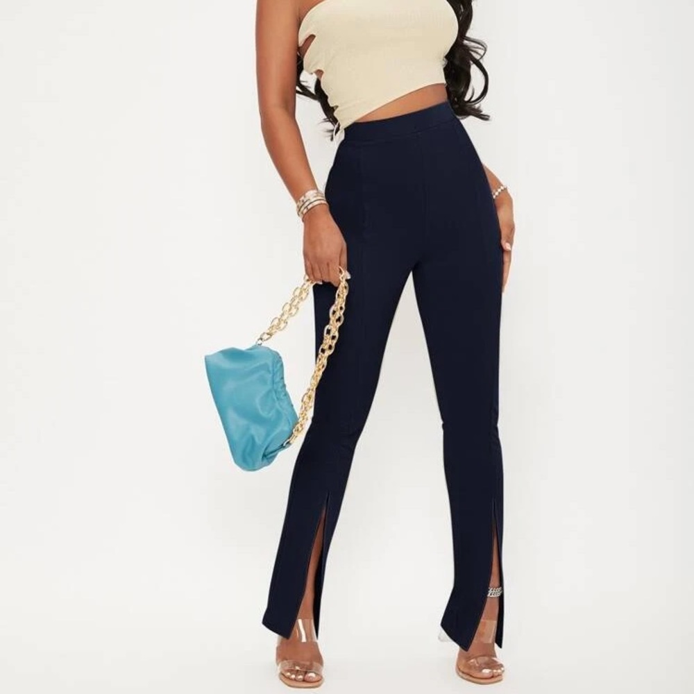 Split hem leggings